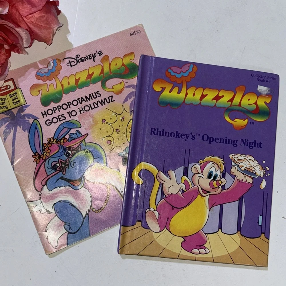 WUZZLES BOOK 1980s wuzzel book Wizzles Books WALT DISNEY WUZZLES BOOKS